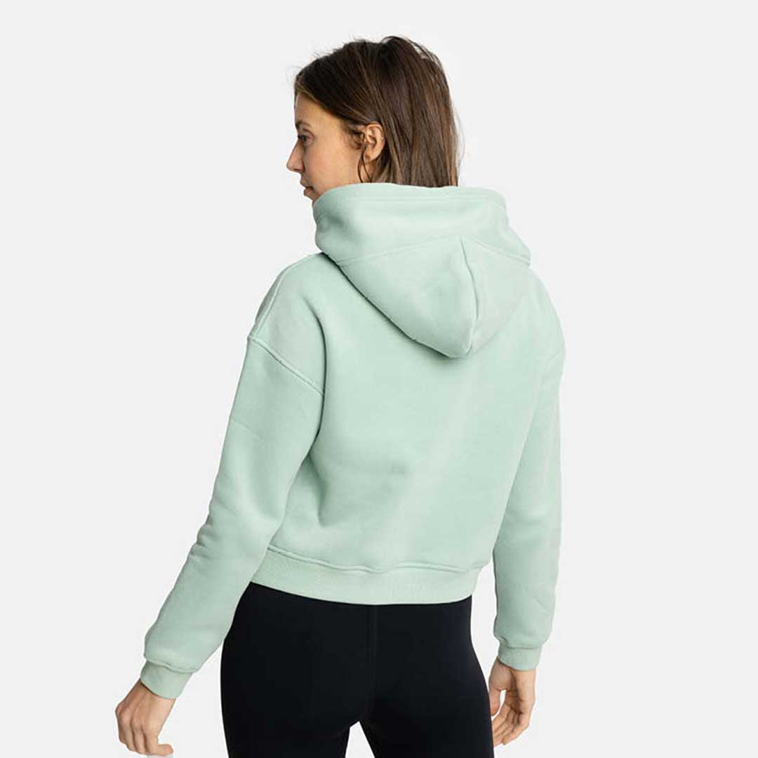 Sudadera Corta con Capucha Mujer Core