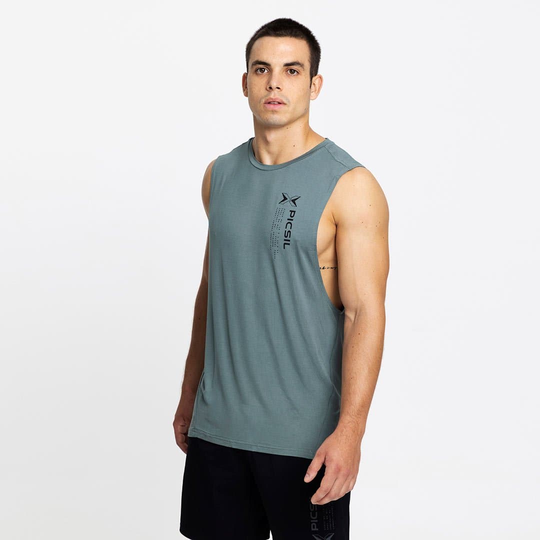 Camiseta Deporte Sin Mangas Hombre Tank Core 0.2