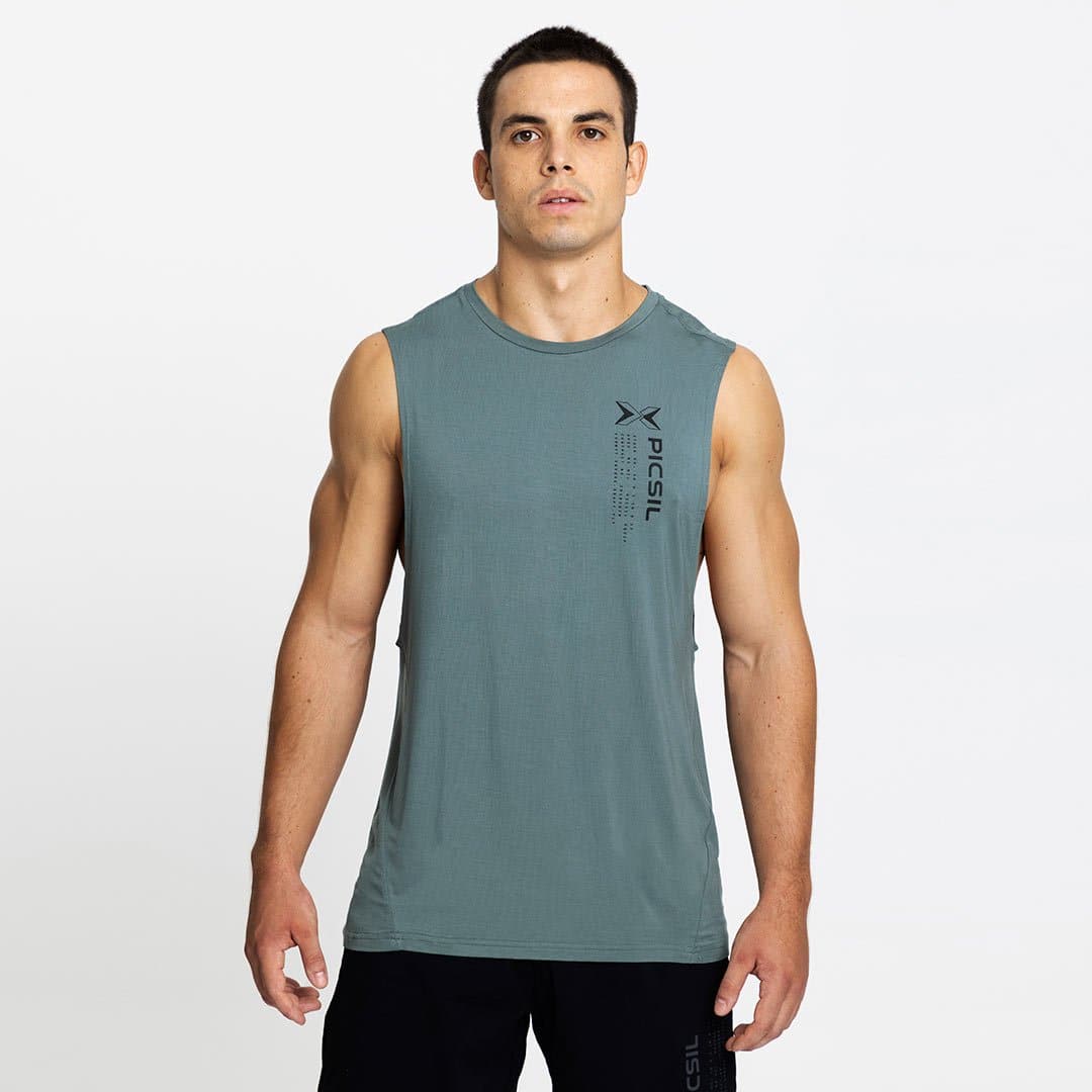 Camiseta Deporte Sin Mangas Hombre Tank Core 0.2